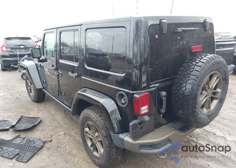 2016 Jeep Wrangler Unlimited 75Th Anniversary from USA, damaged, VIN 1C4BJWEG8GL334042